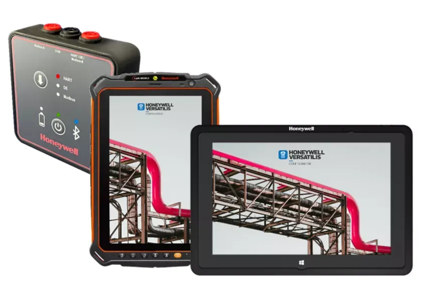 Versatilis configuration tools including rugged tablets and communication modules, offered by Maxima Automation for industrial field device monitoring and control.